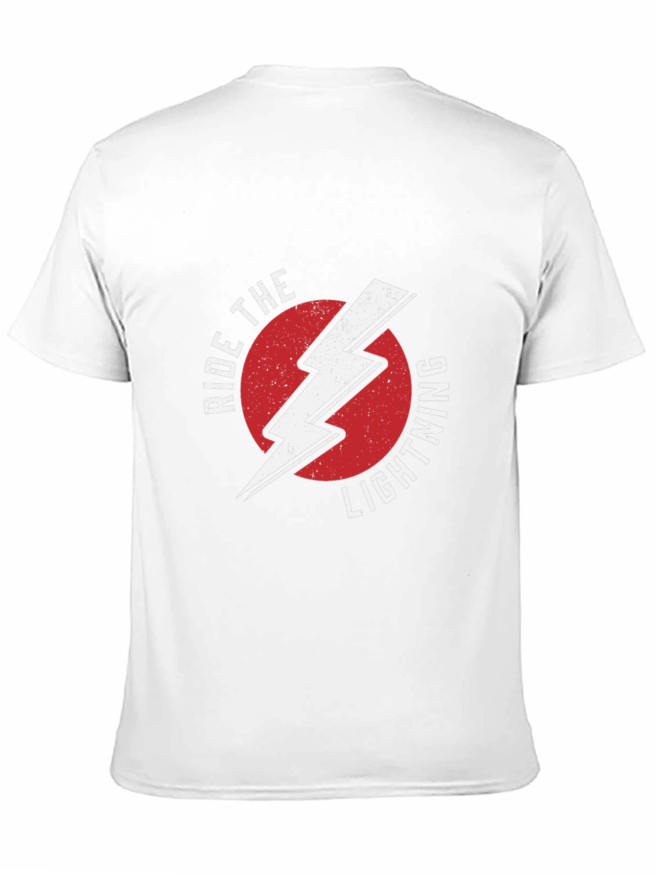 Ride The Lightning Graphic Tee - Black Cotton T-Shirt