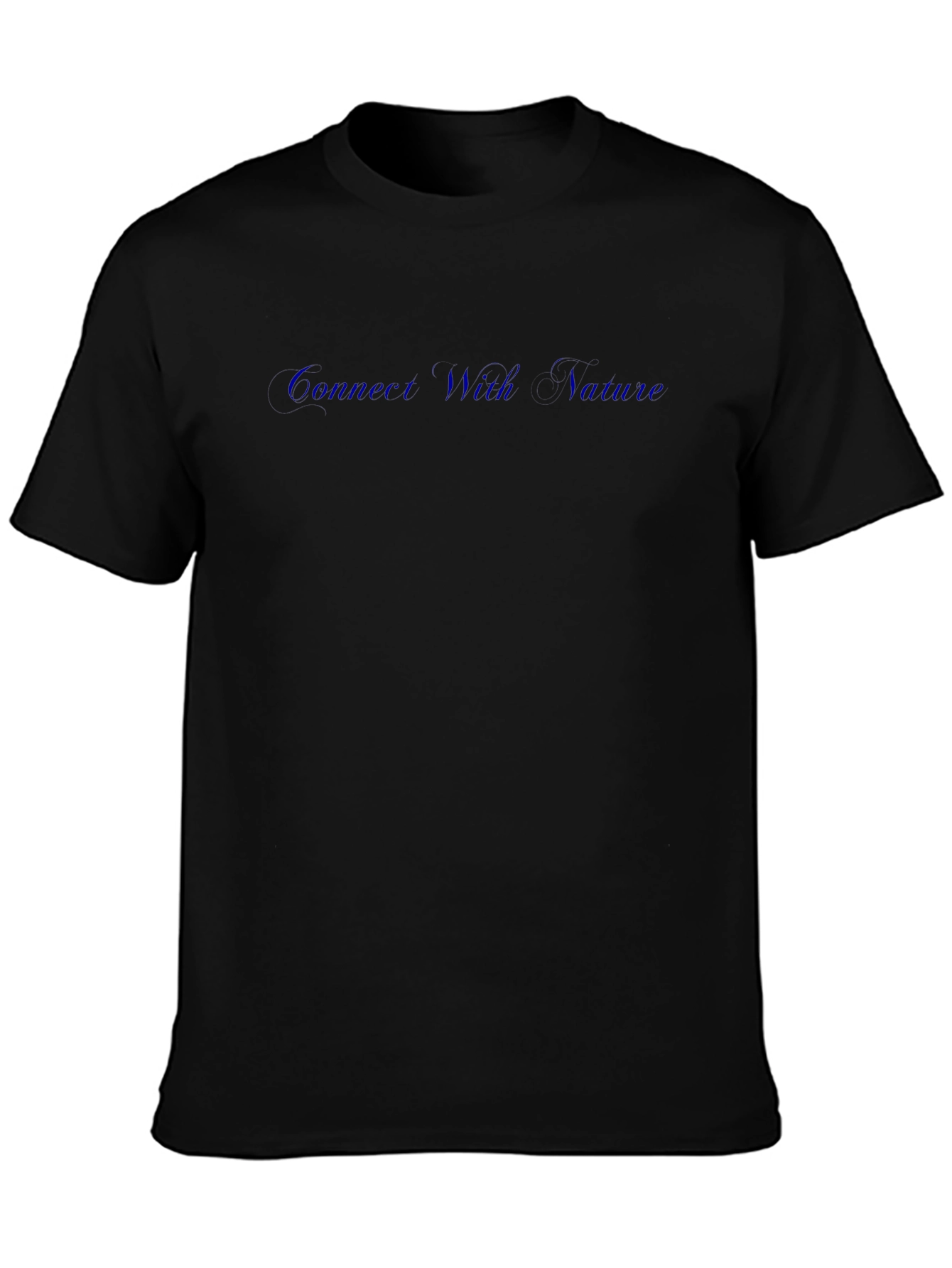 Connect With Nature Black T-Shirt