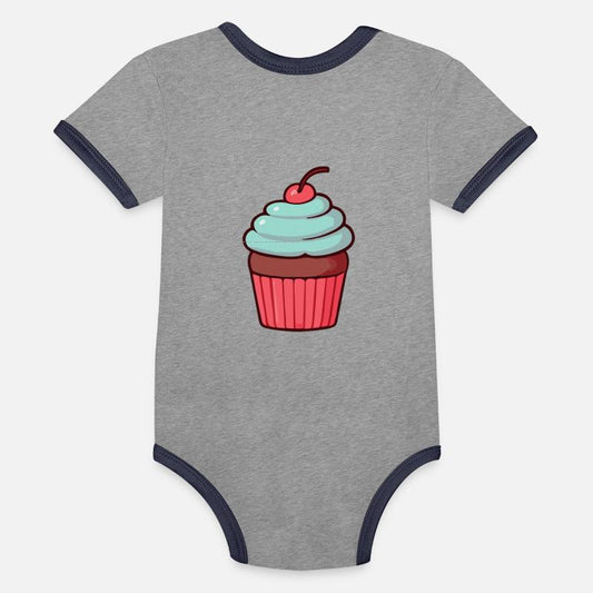 Whimsical Cherry Cupcake Design