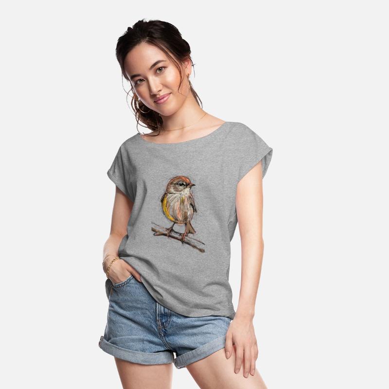 Whimsical Nature little green Bird