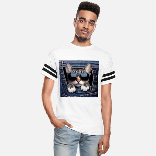 "Whiskered Wanderer: The Stylish Feline"