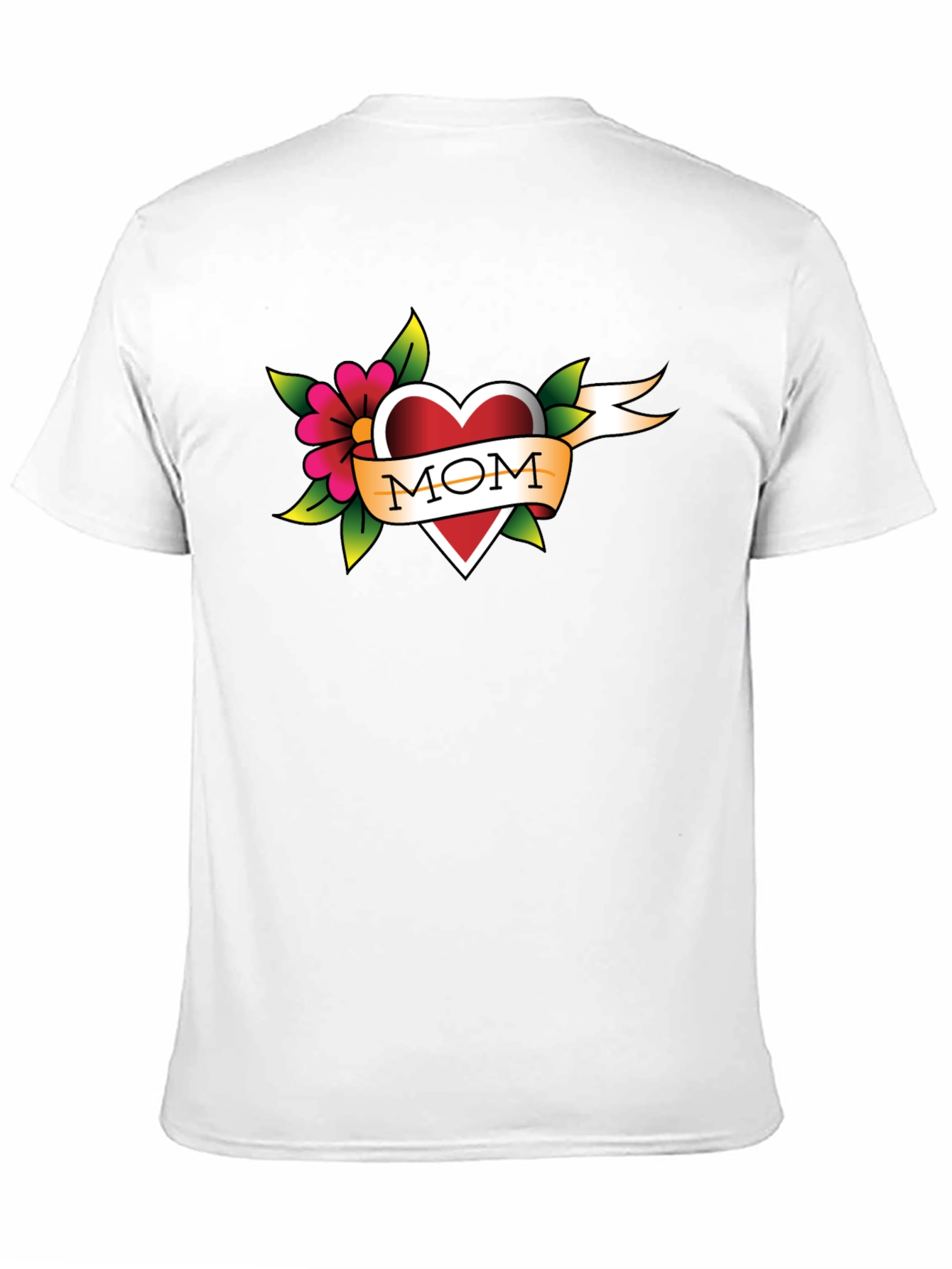 Mom Tattoo Style Heart T-Shirt