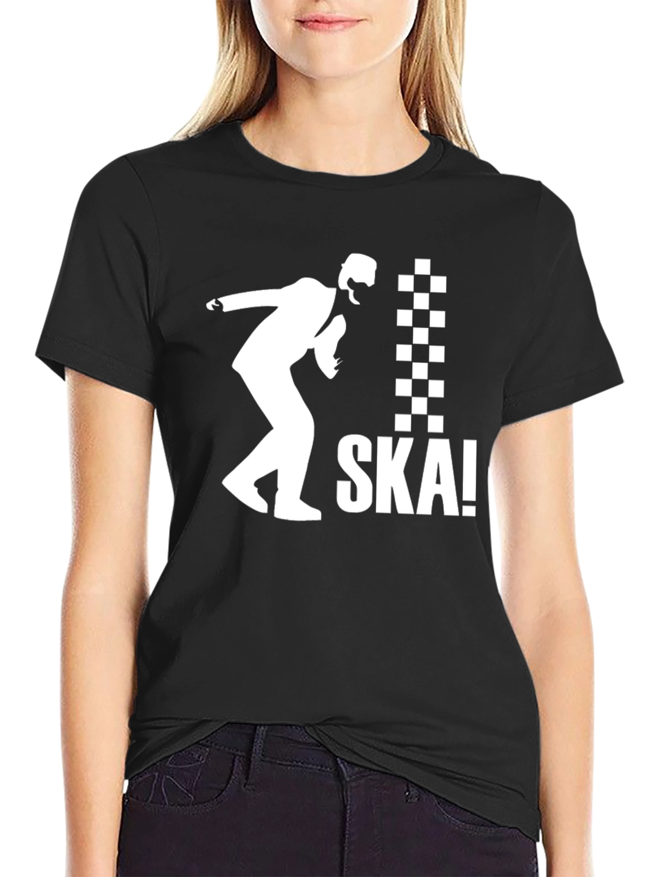 Ska T-Shirt - Black & White Design