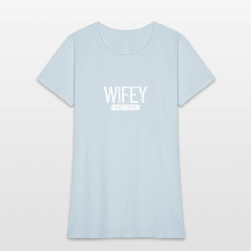 Wifey Est. 2022 Matching Couple Newlywed Marriedwi