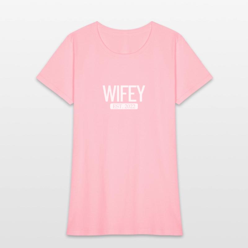 Wifey Est. 2022 Matching Couple Newlywed Marriedwi