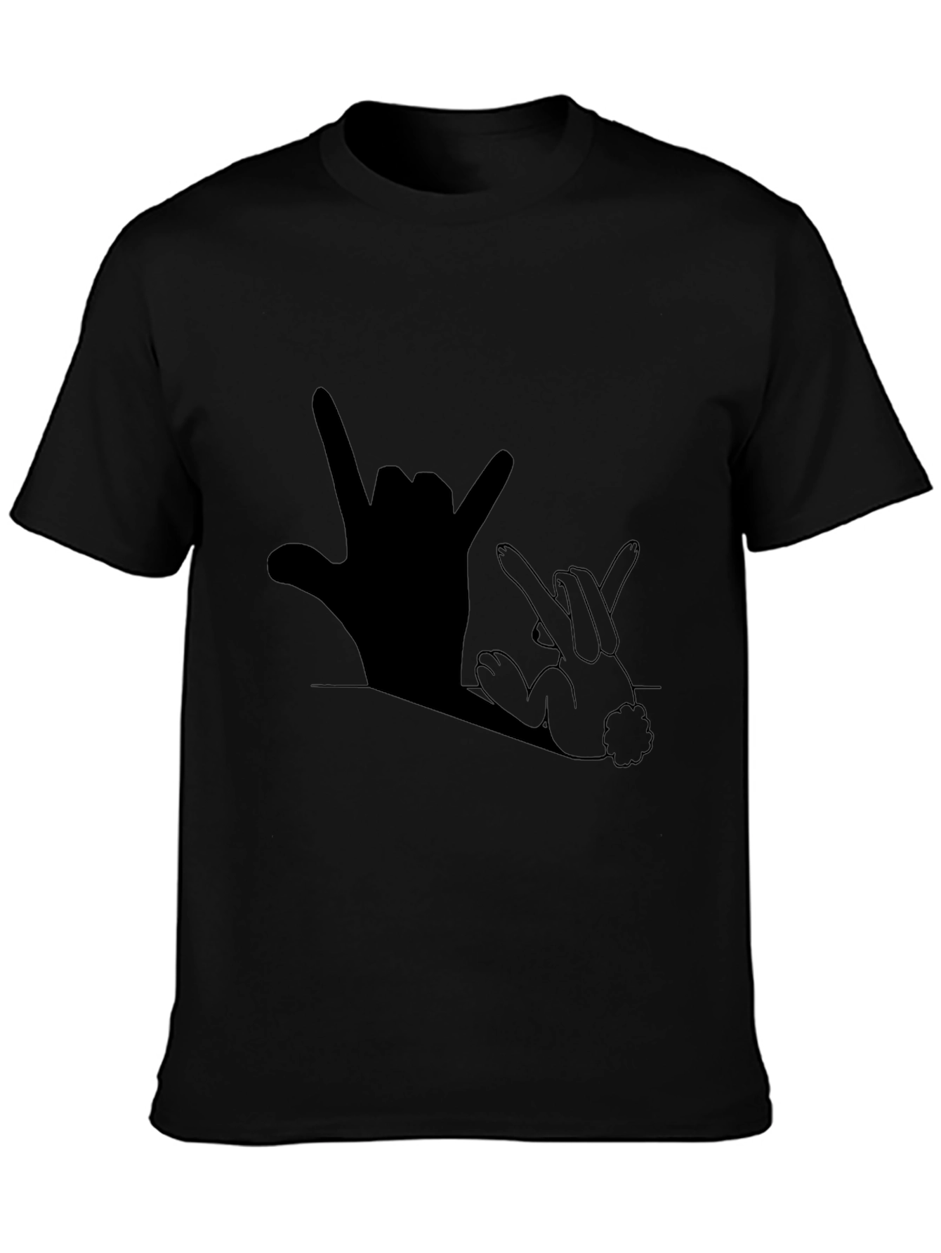 Shadow Rabbit T-Shirt - Rock On Graphic Tee