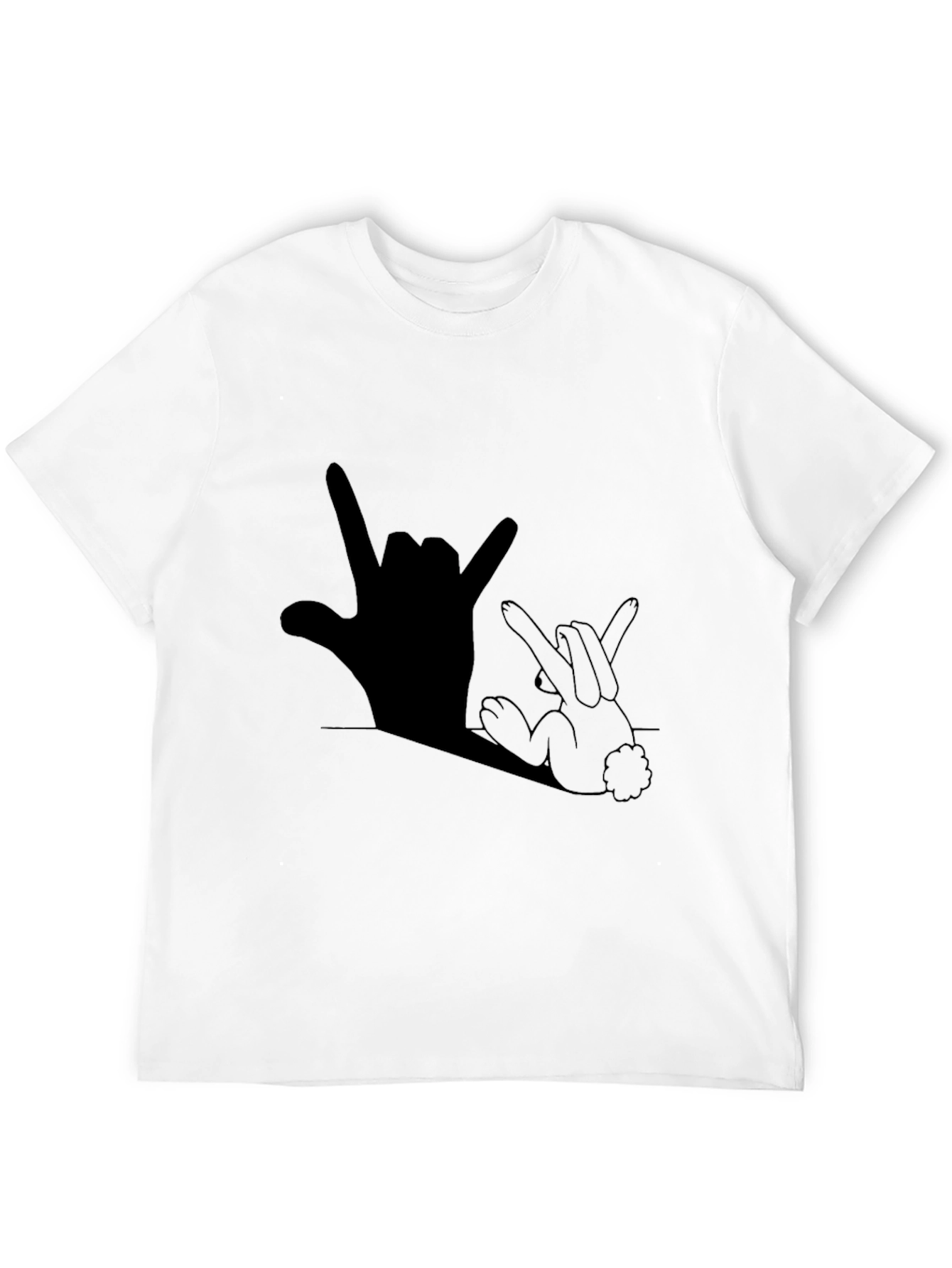 Shadow Rabbit T-Shirt - Rock On Graphic Tee