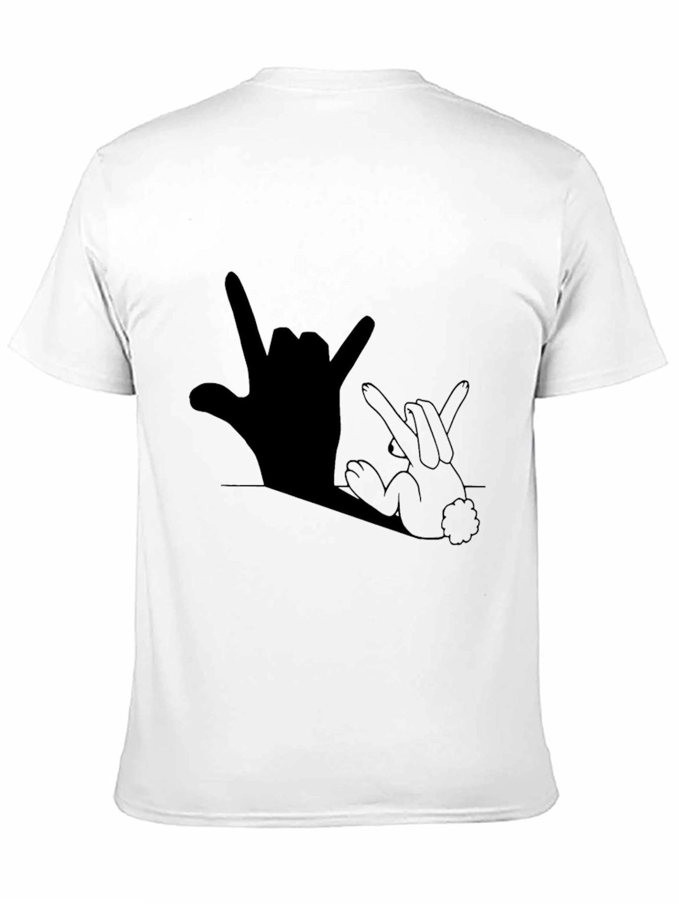Shadow Rabbit T-Shirt - Rock On Graphic Tee