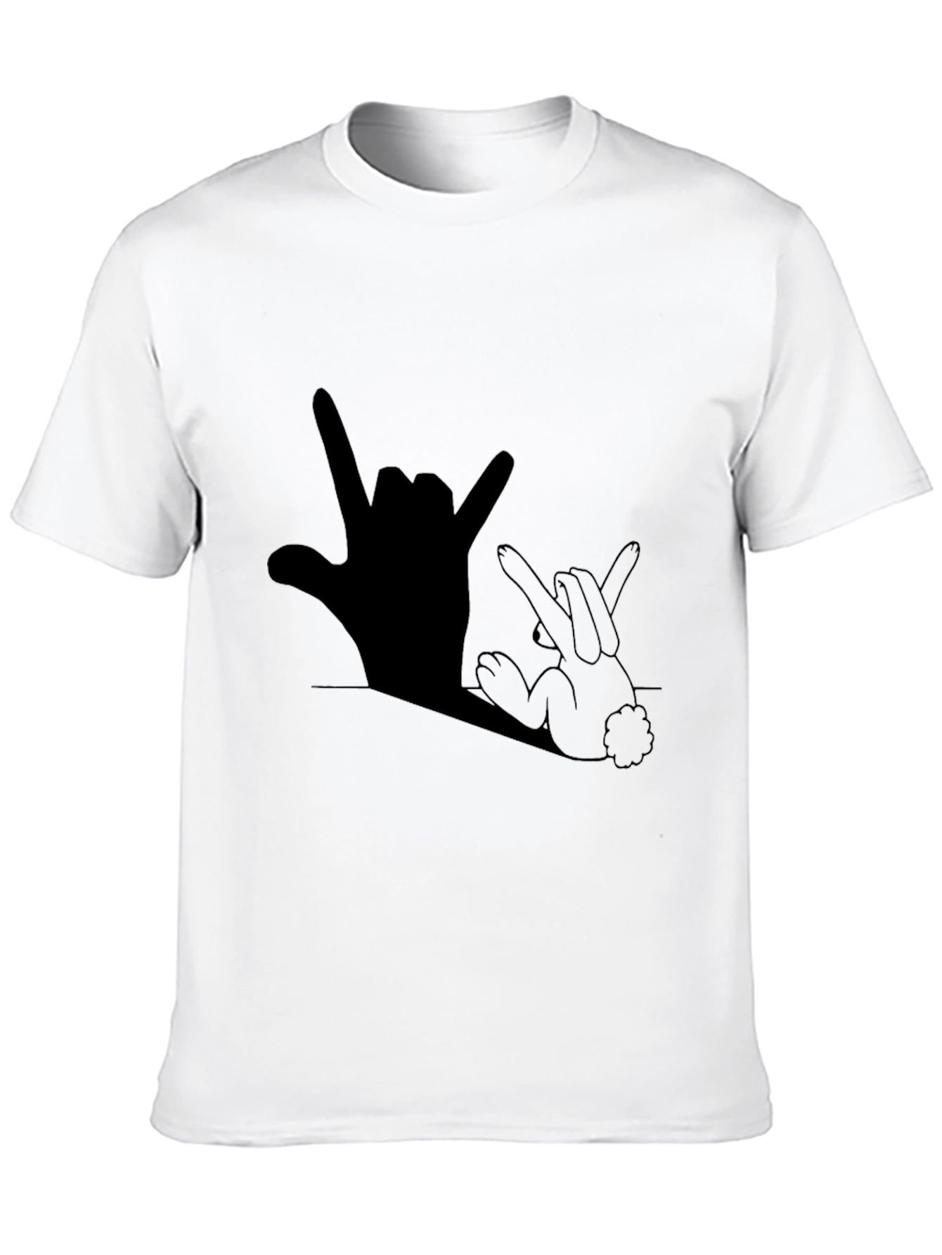 Shadow Rabbit T-Shirt - Rock On Graphic Tee