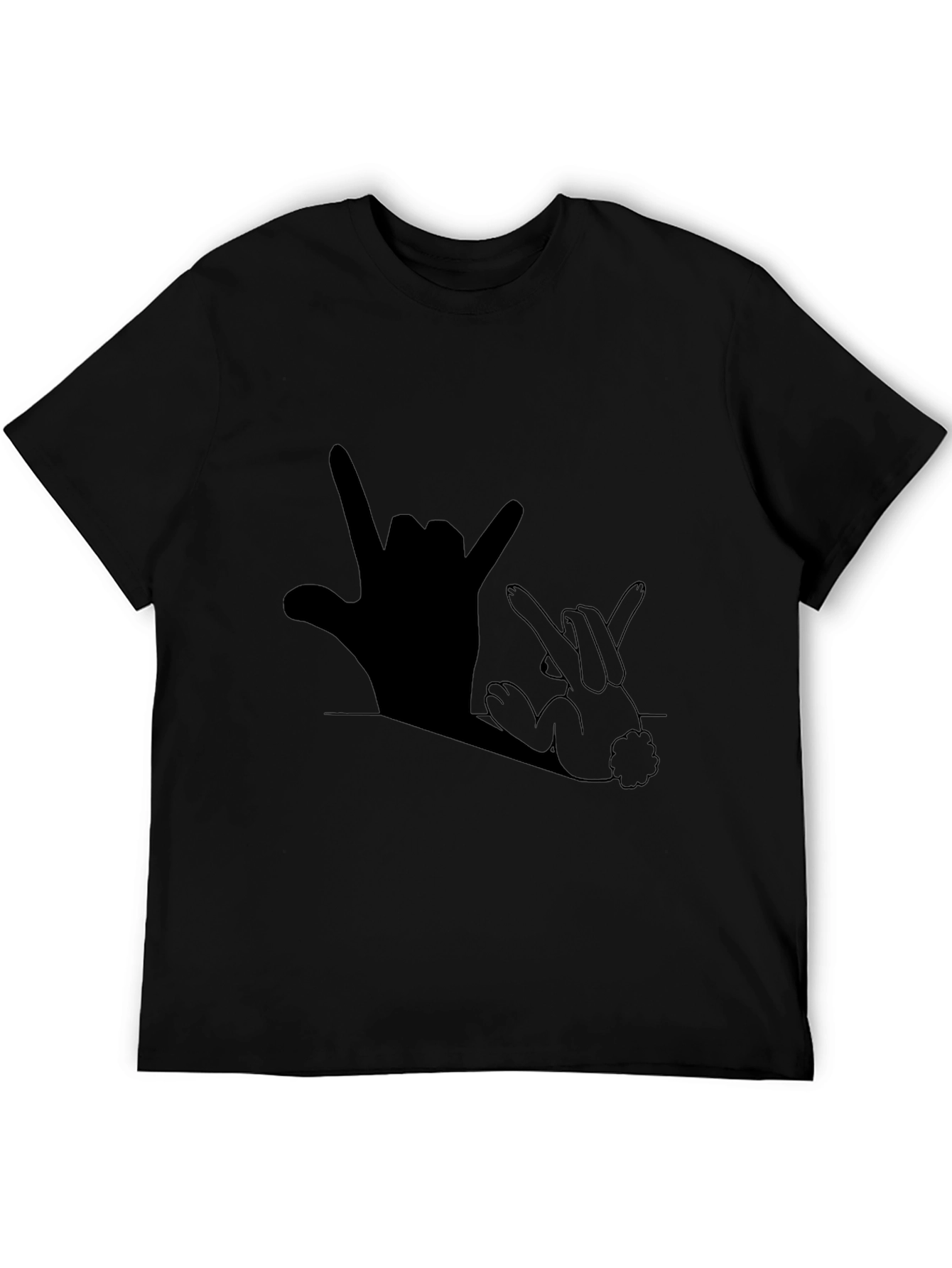 Shadow Rabbit T-Shirt - Rock On Graphic Tee