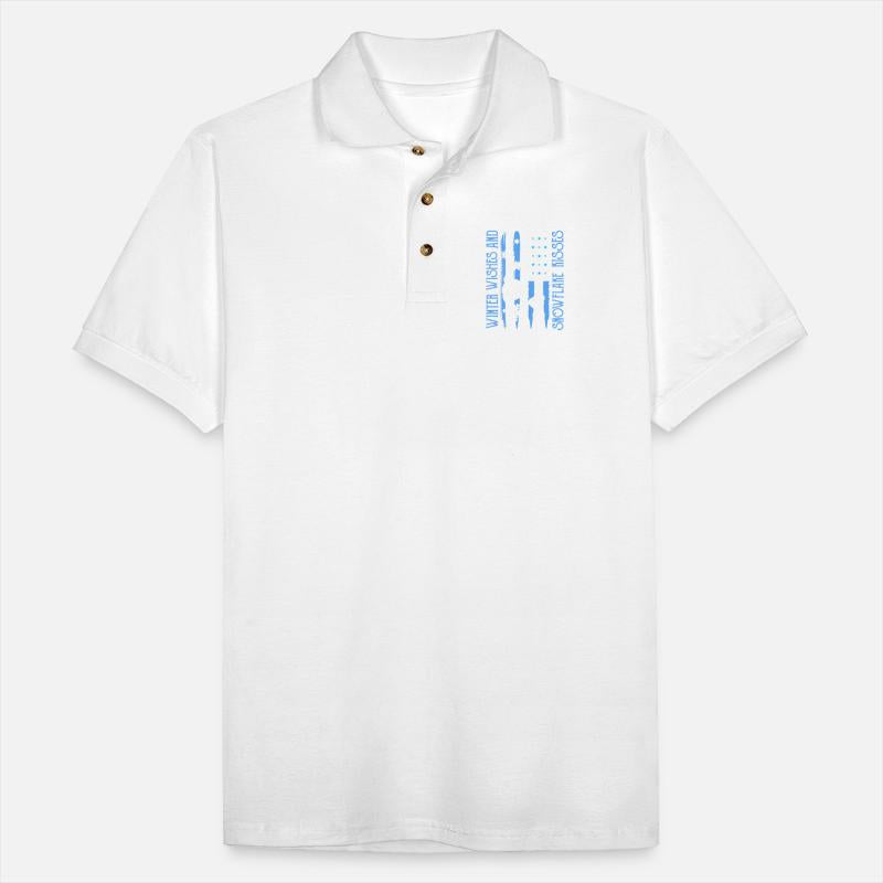 Winter Wishes Snowflake American Flag