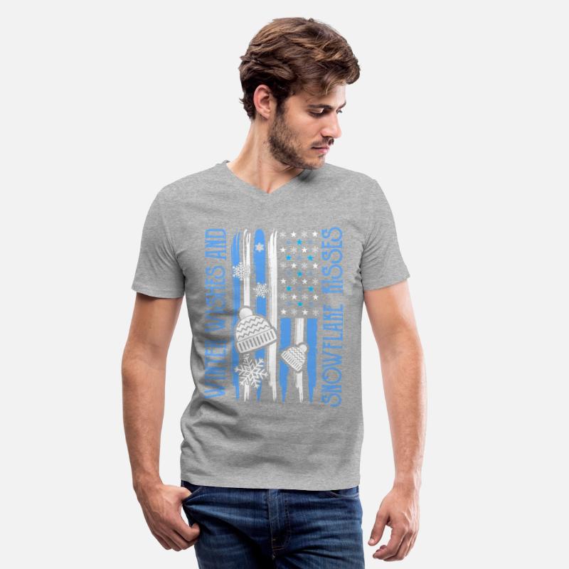 Winter Wishes Snowflake American Flag