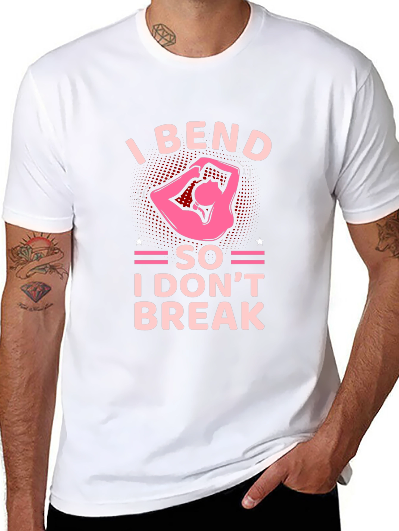 I Bend So I Dont Break T-Shirt Yoga Exercise