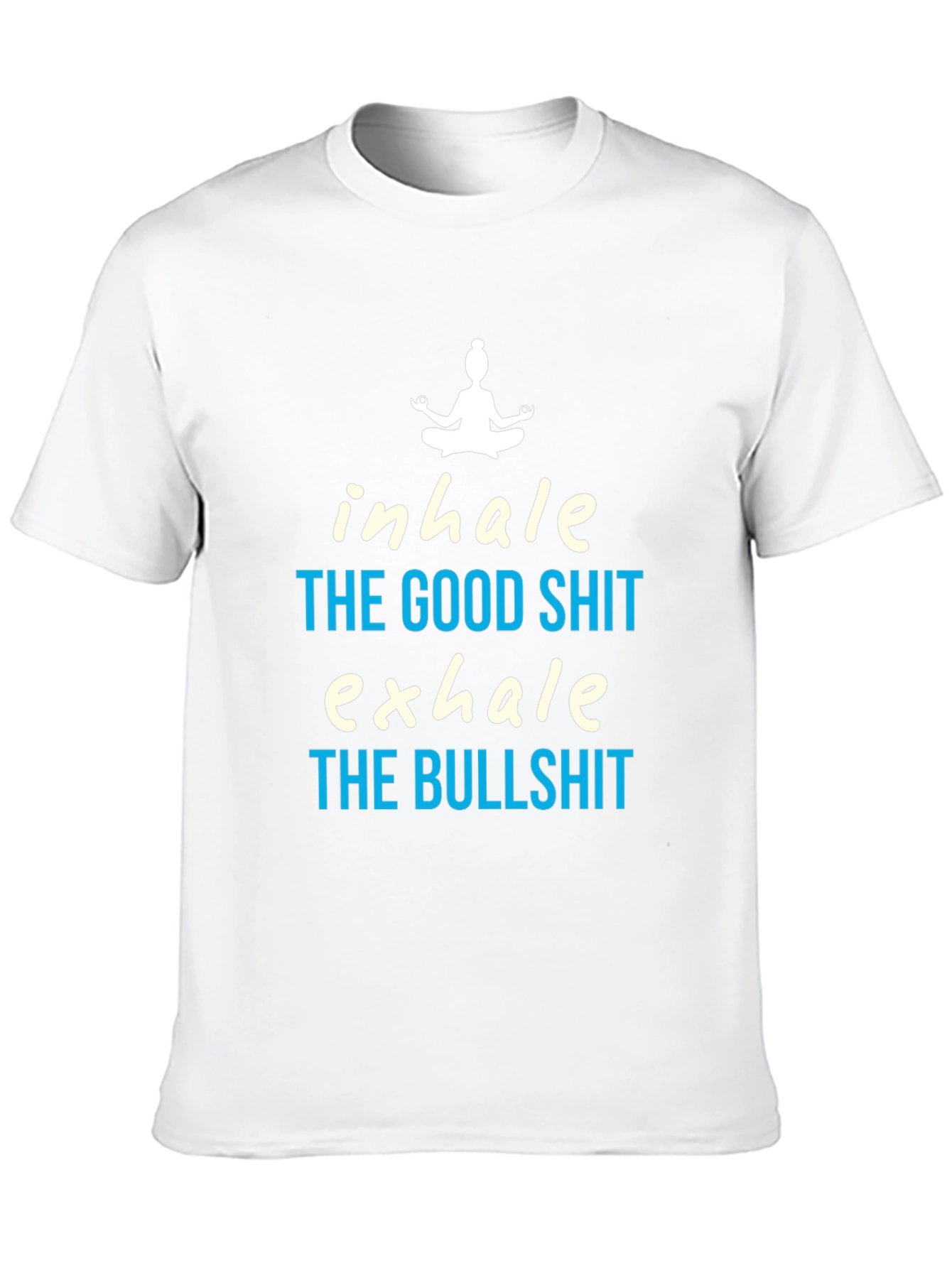 Inhale the Good Vibes Graphic Tee - Black