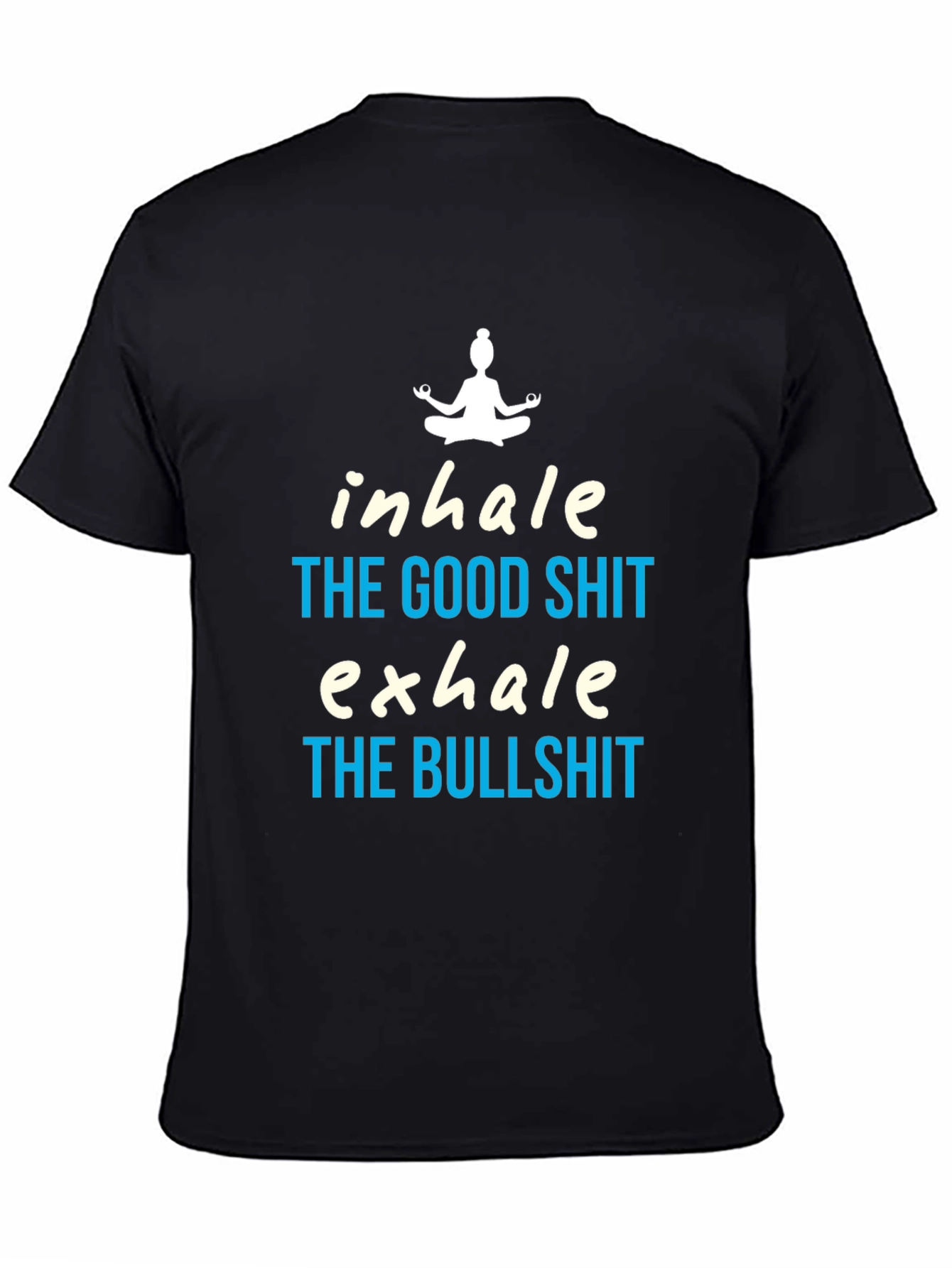 Inhale the Good Vibes Graphic Tee - Black