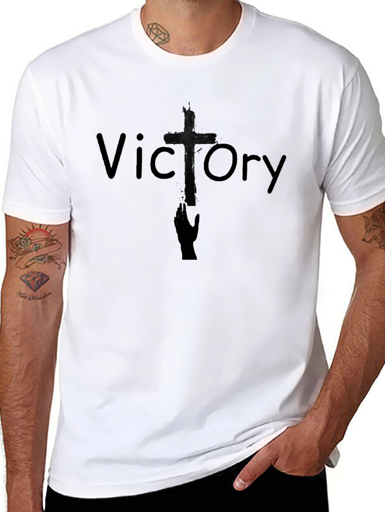 Victory Graphic Print T-Shirt