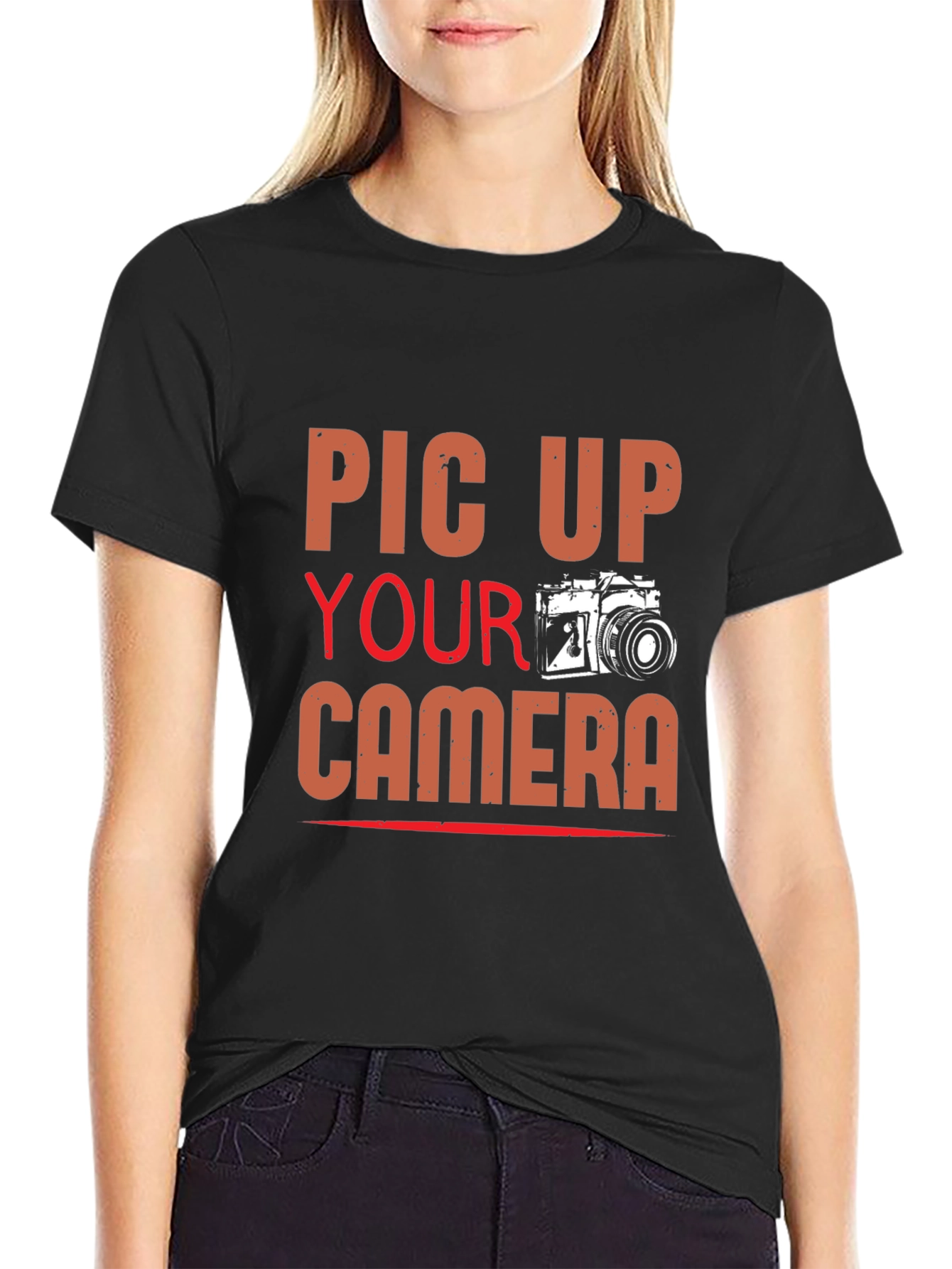 Pick Up Your Camera T-Shirt - Photographer Tee