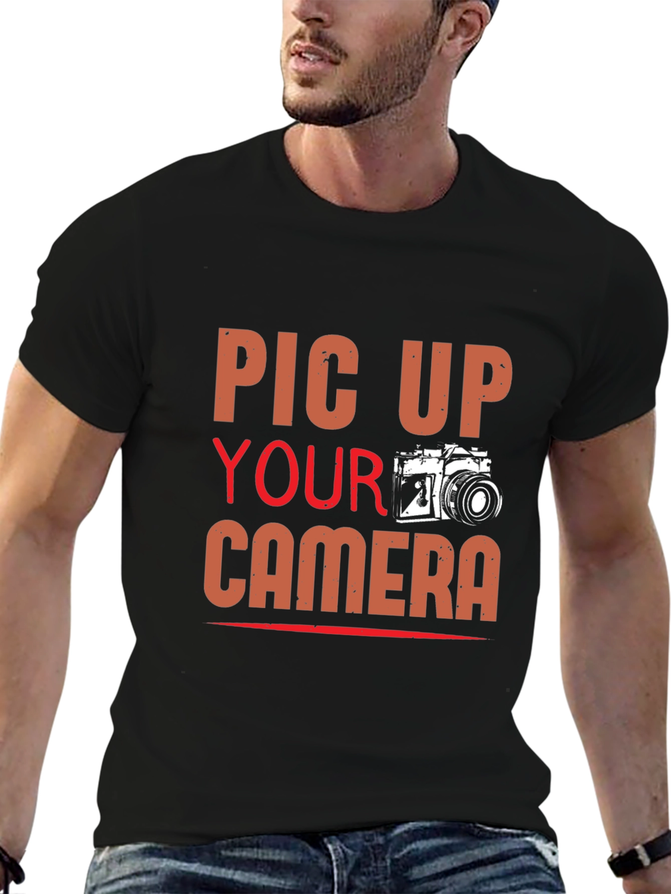Pick Up Your Camera T-Shirt - Photographer Tee