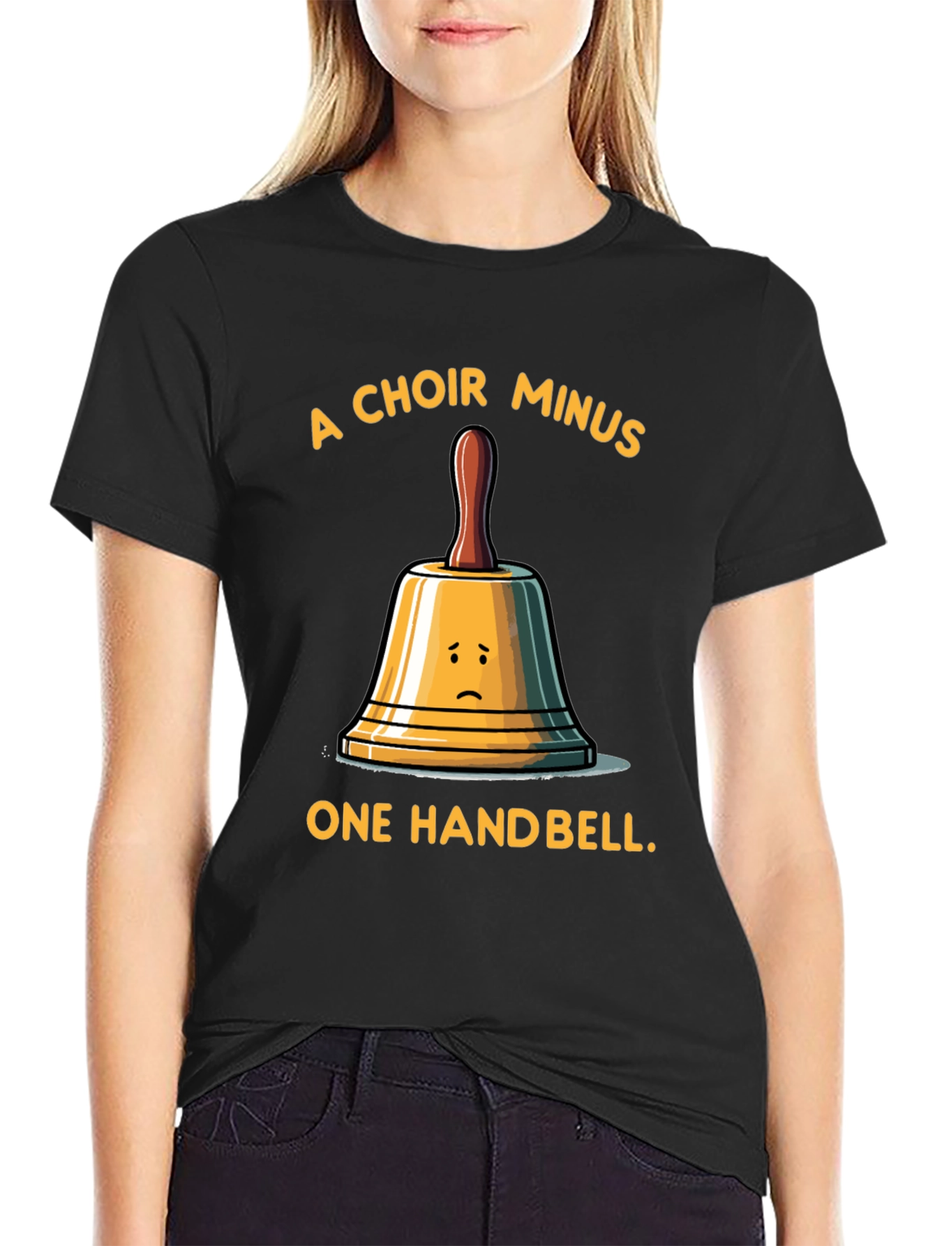 Funny Choir Handbell Graphic T-Shirt