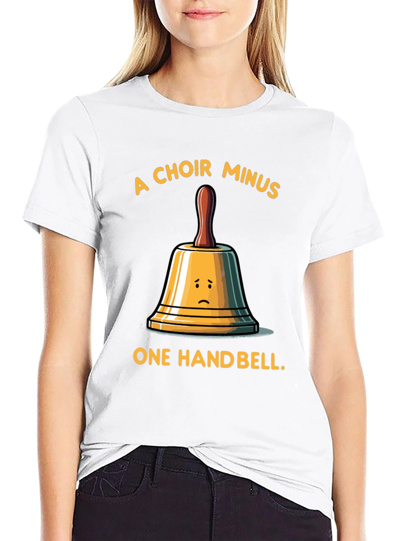 Funny Choir Handbell Graphic T-Shirt