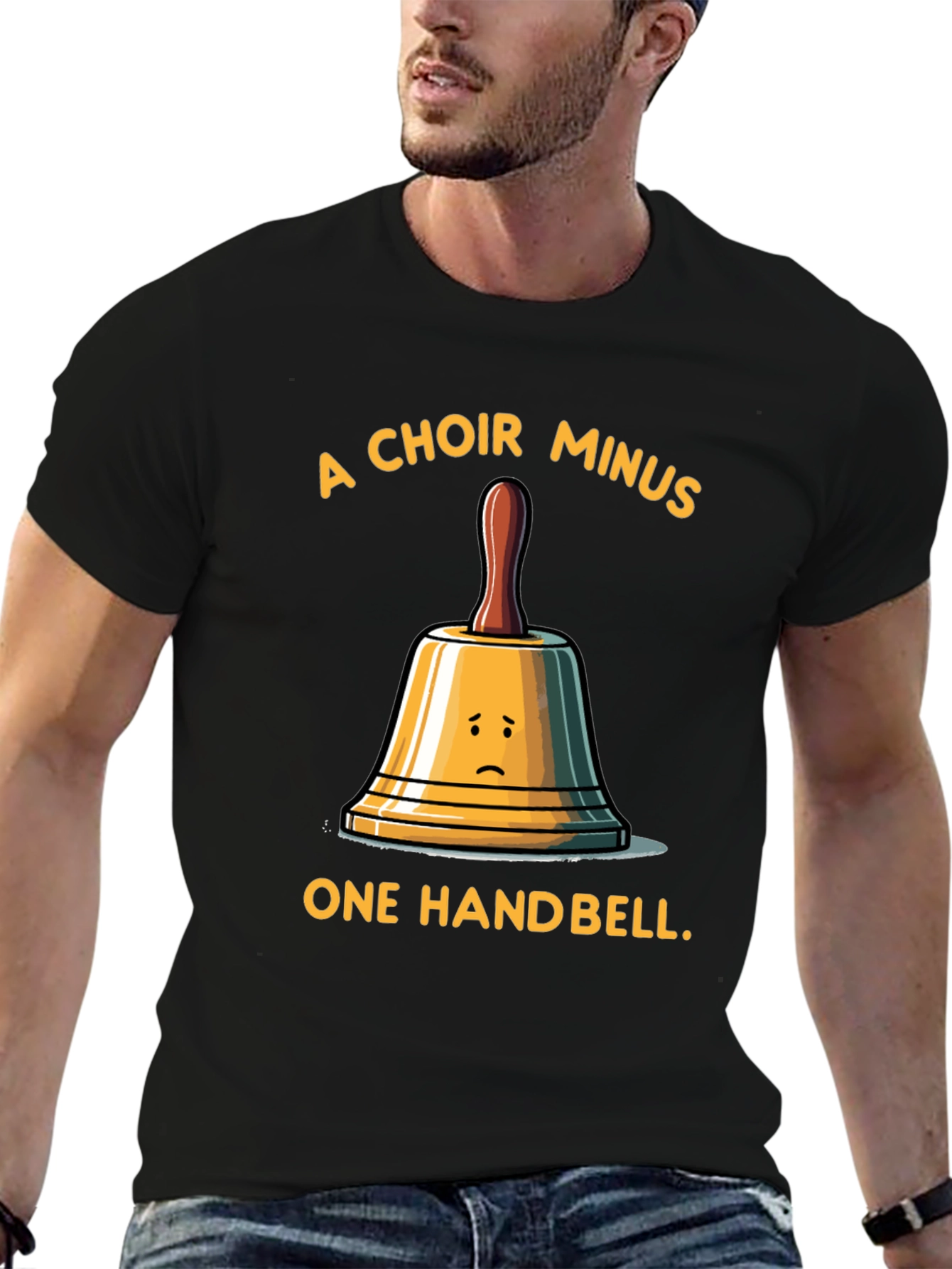 Funny Choir Handbell Graphic T-Shirt