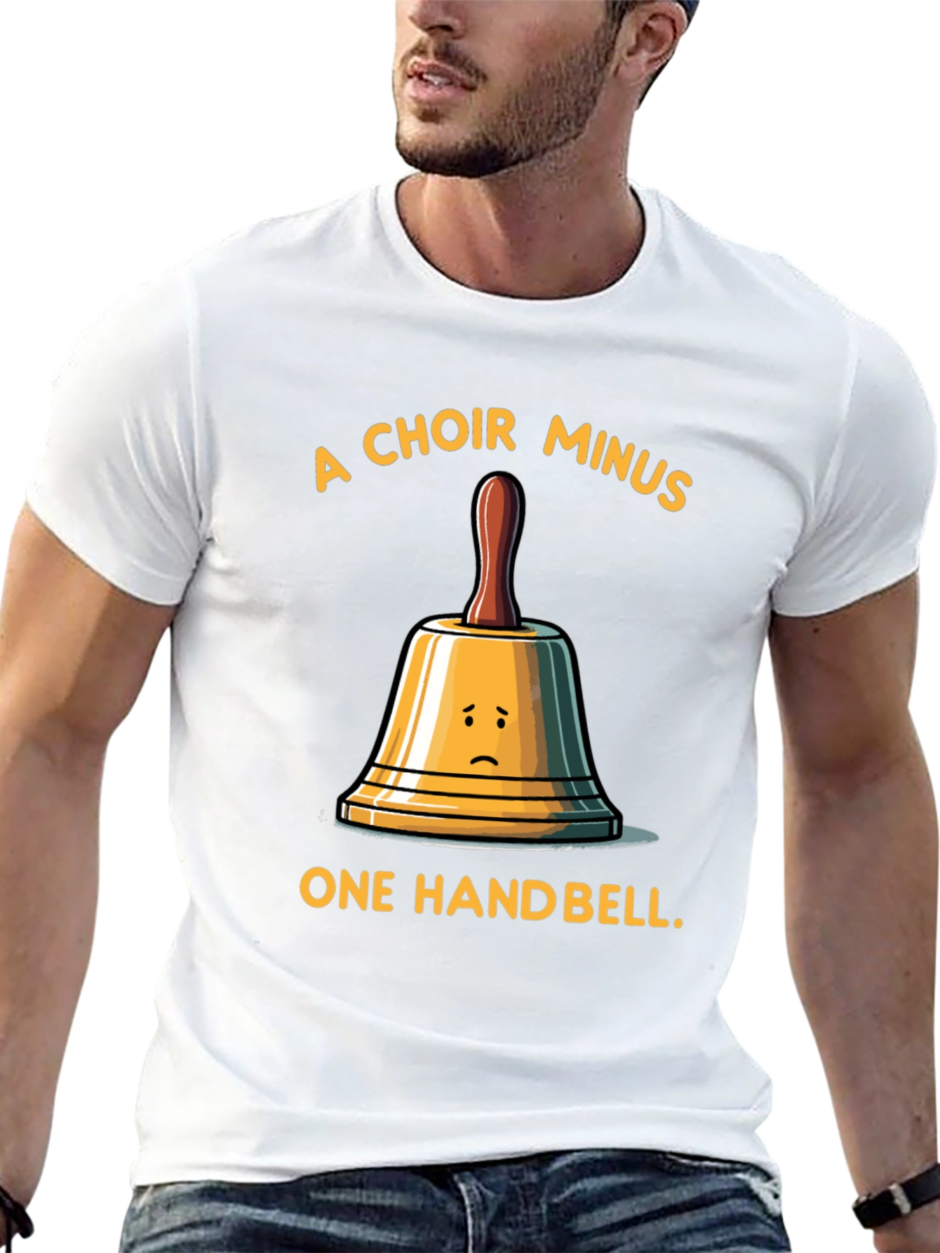 Funny Choir Handbell Graphic T-Shirt