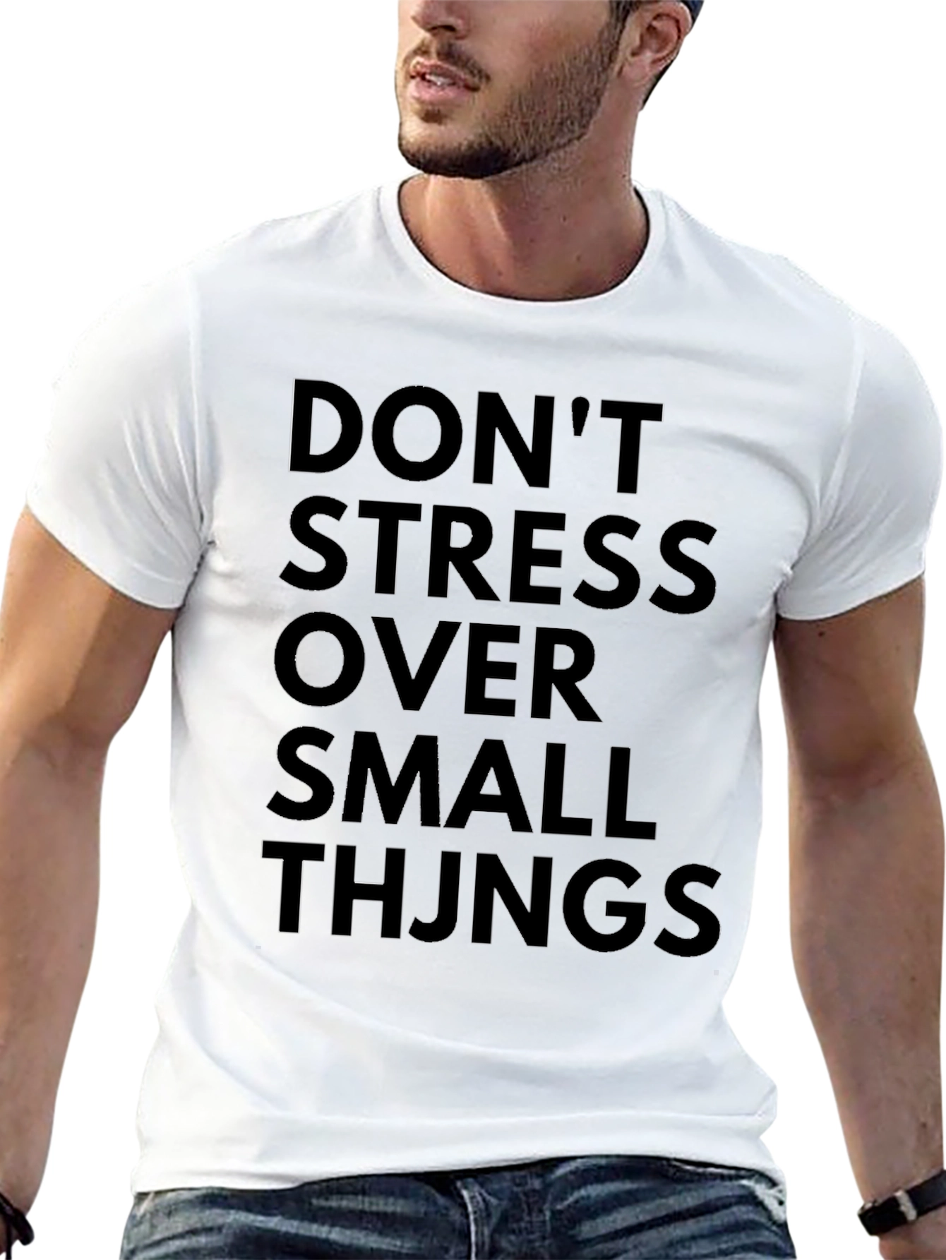 Dont Stress Over Small Things Black T-Shirt