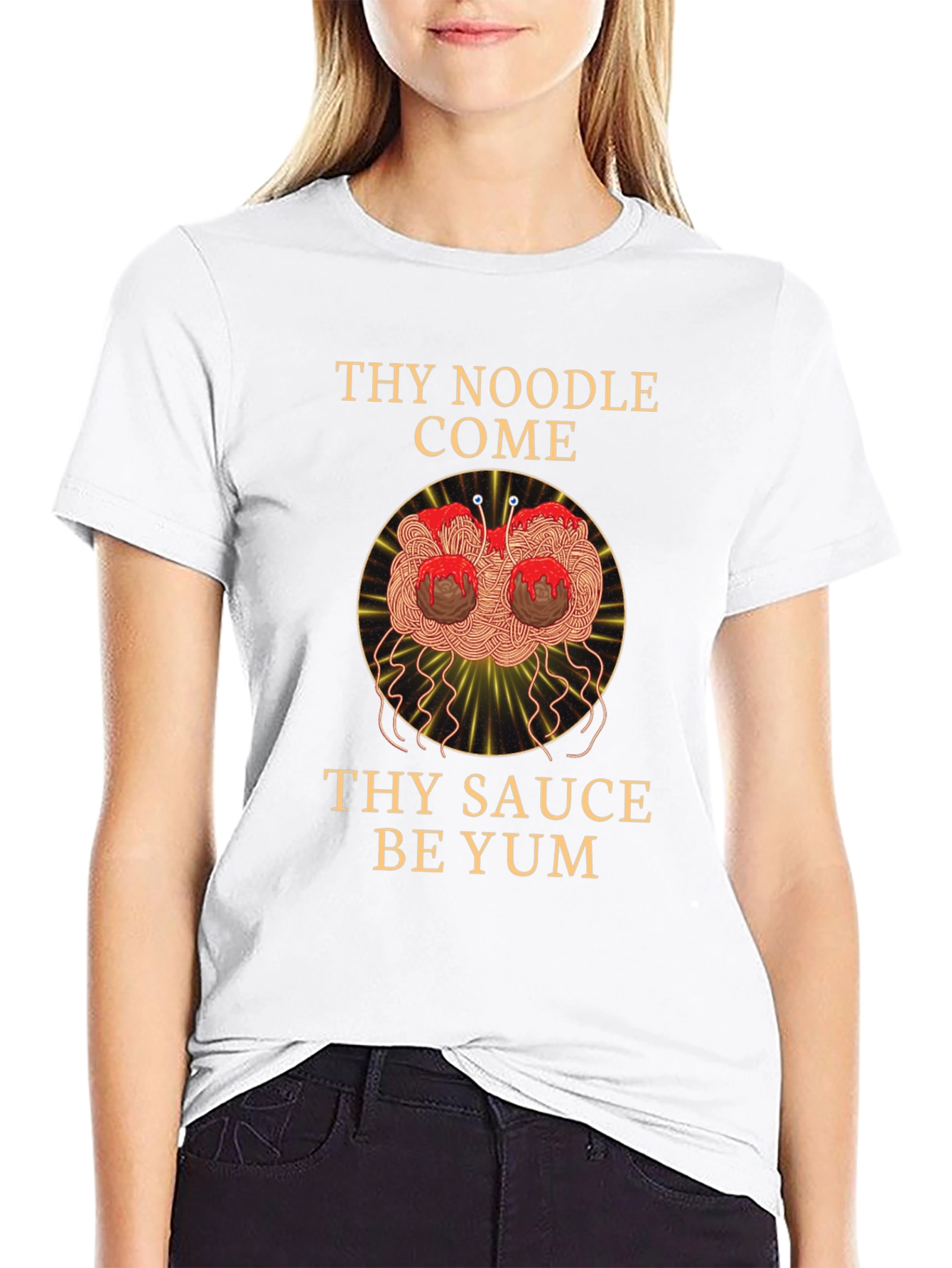 Noodle Come Sauce Yum T-Shirt