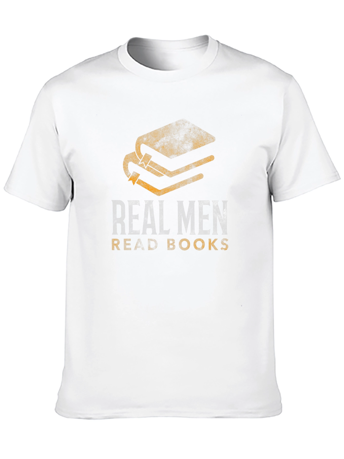 Real Men Read Books Graphic Tee - Black Cotton