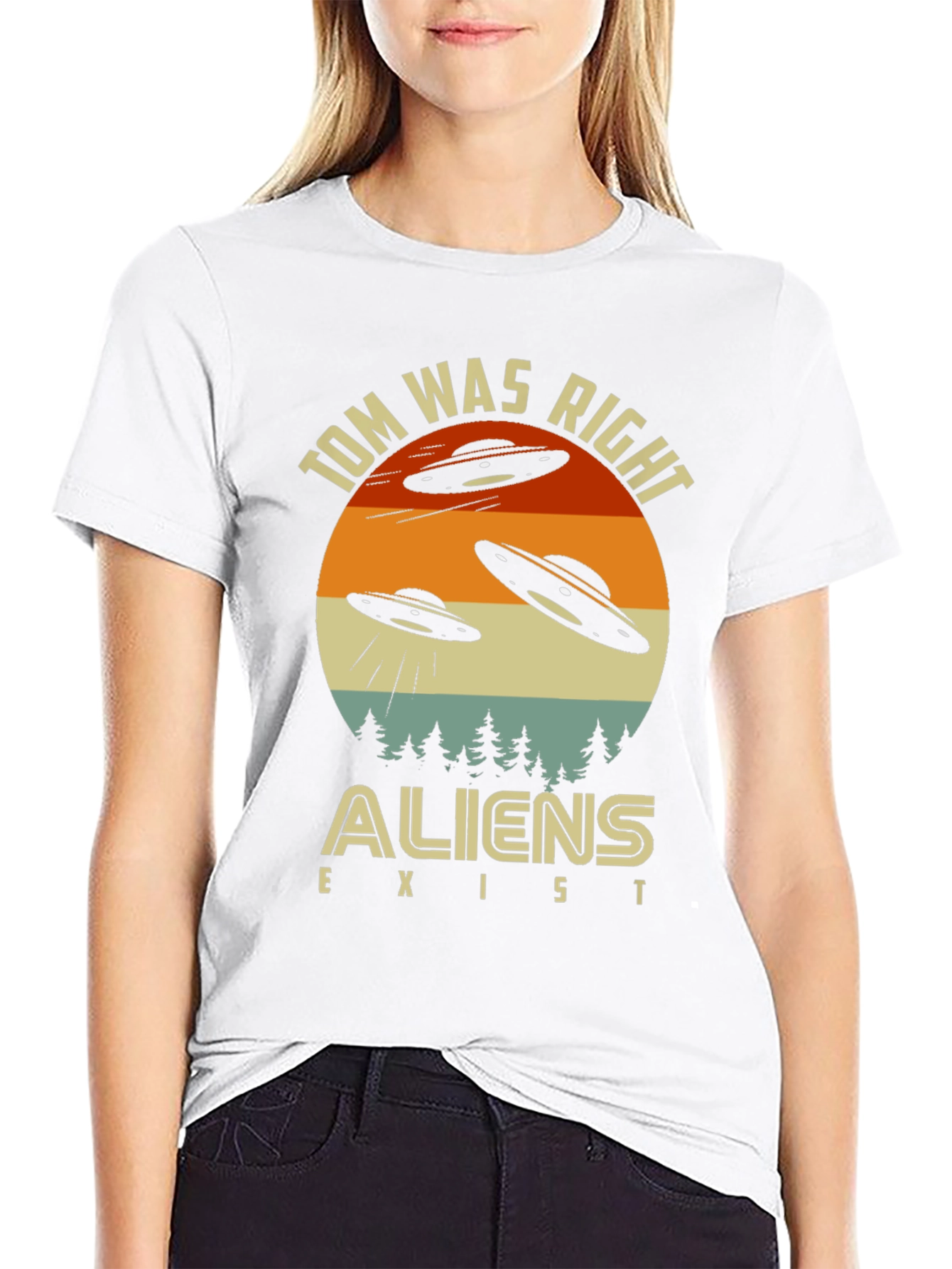 Tom Was Right Aliens Exist Graphic T-Shirt