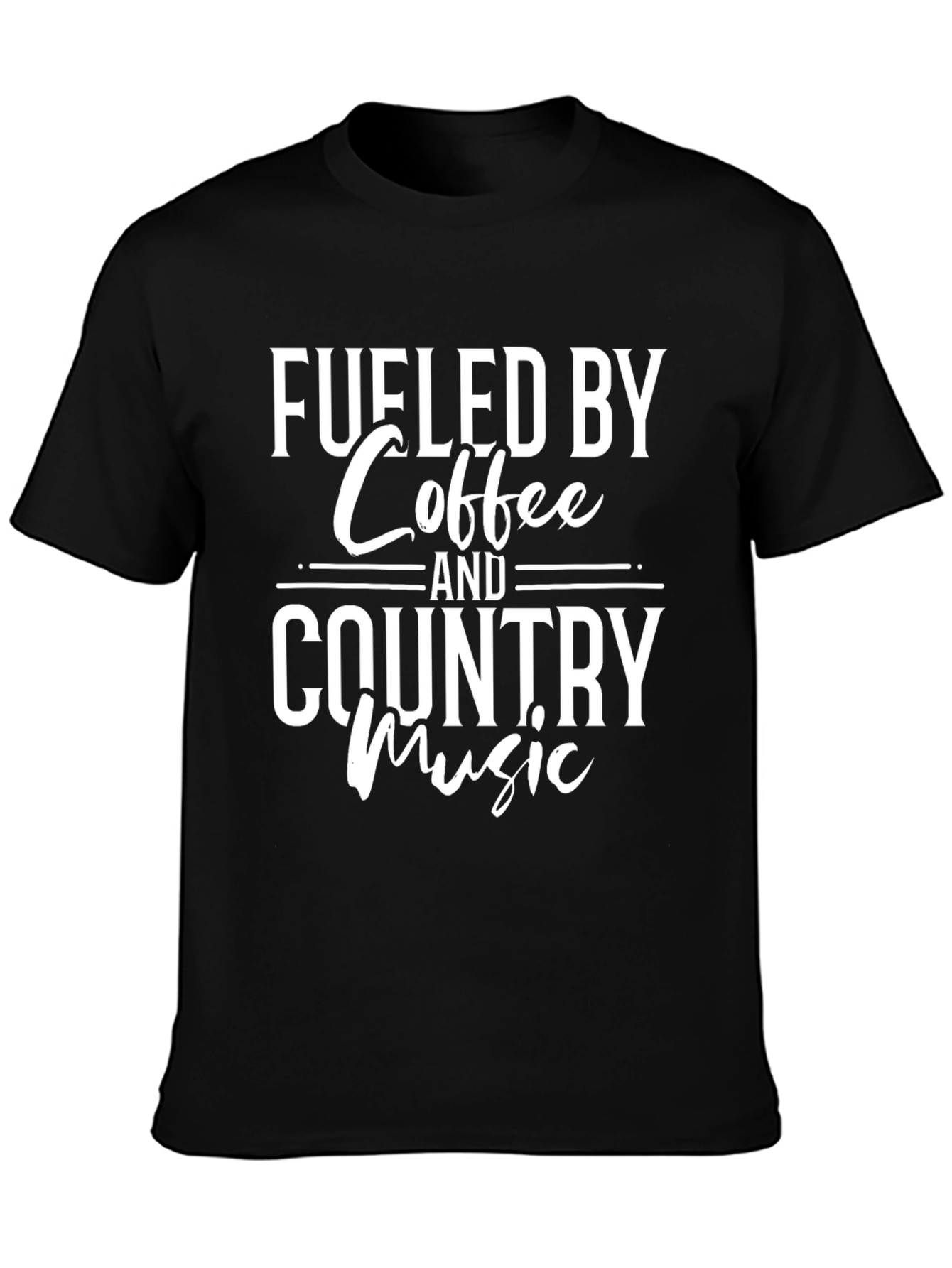 Fueled By Coffee & Country Music Graphic Tee
