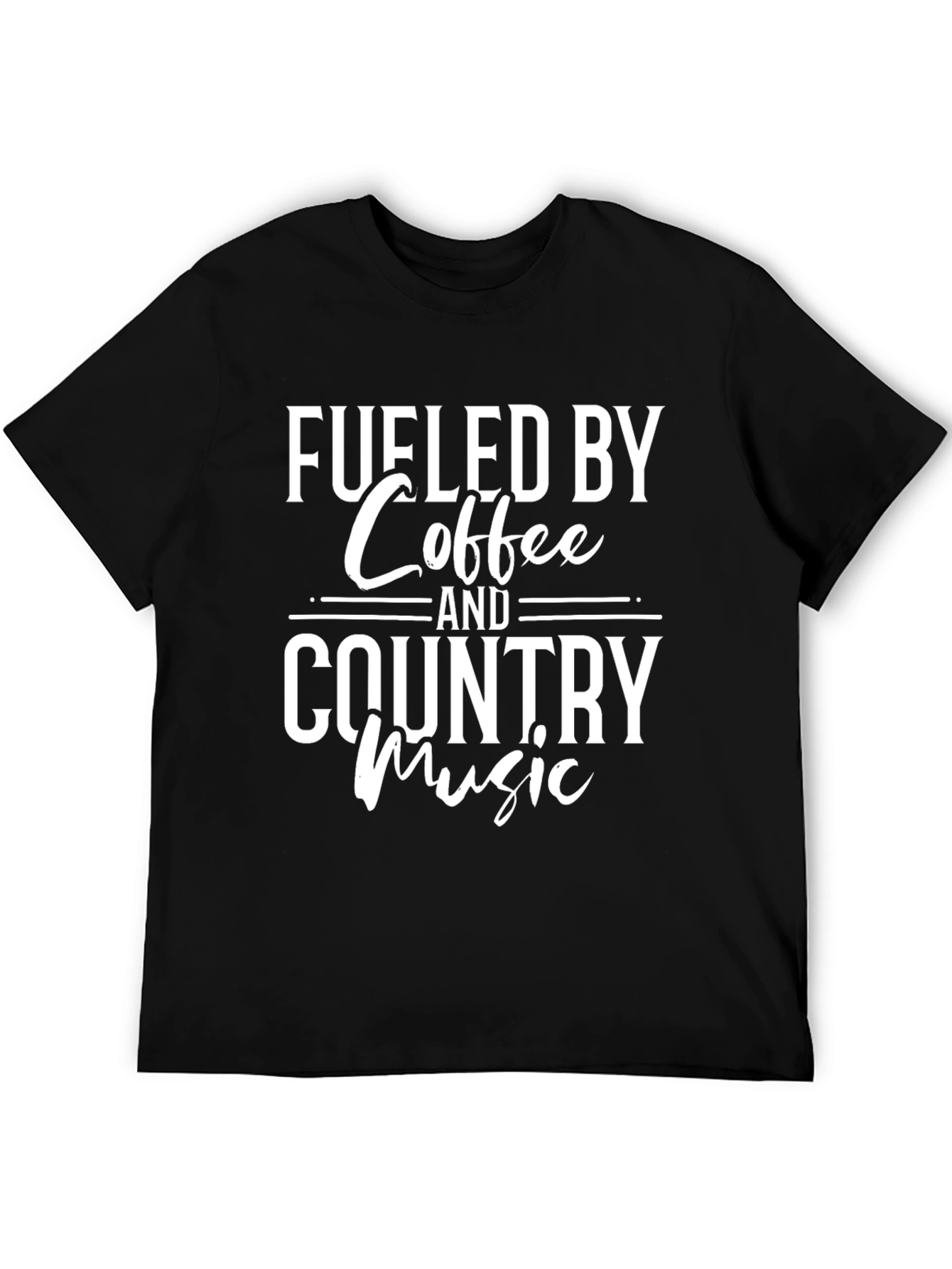 Fueled By Coffee & Country Music Graphic Tee