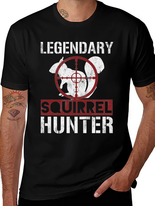 Legendary Squirrel Hunter Graphic Tee