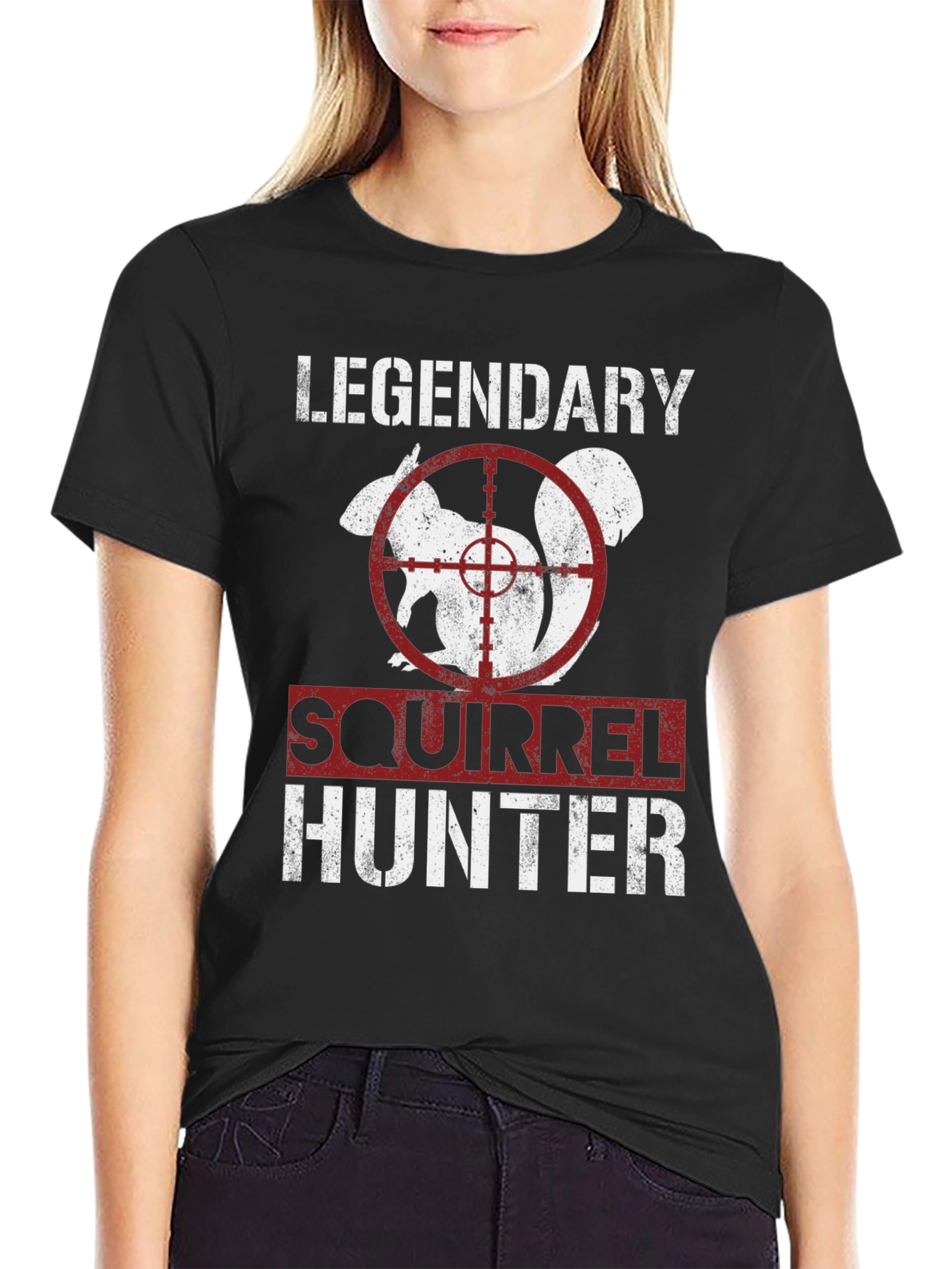 Legendary Squirrel Hunter Graphic Tee