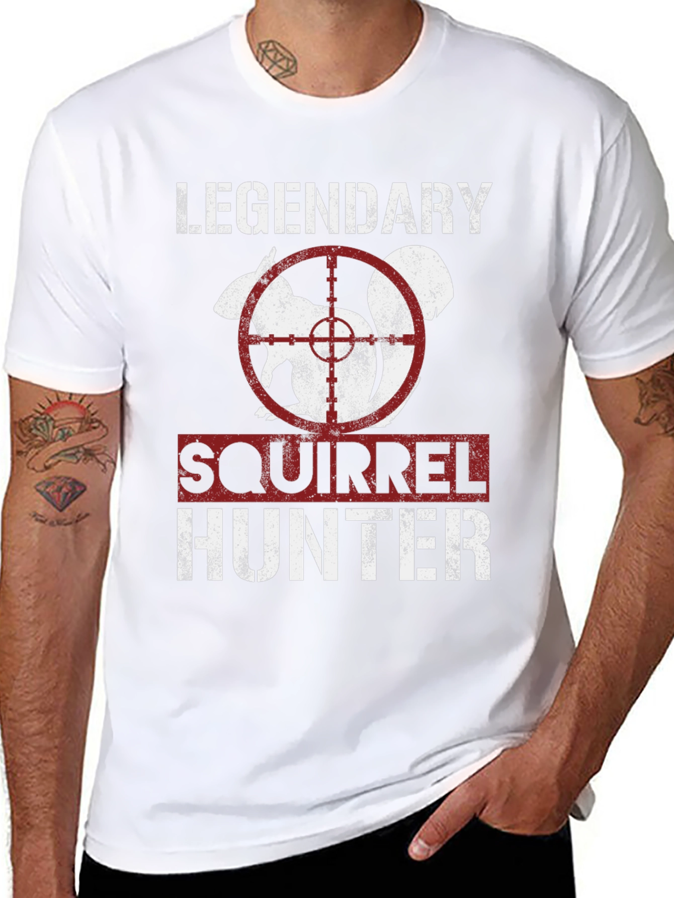 Legendary Squirrel Hunter Graphic Tee