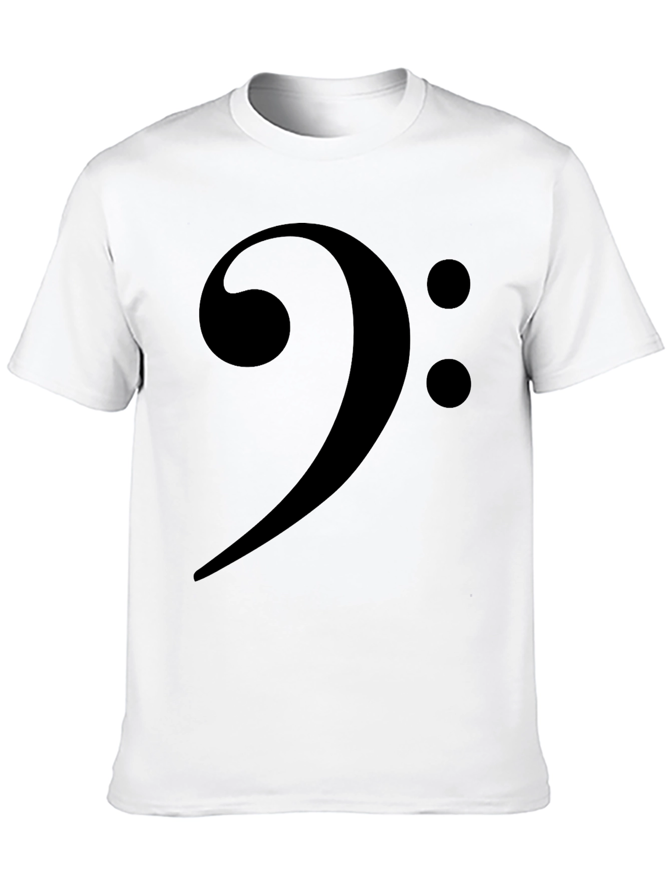 Bass Clef Graphic T-Shirt - Music Lover Tee