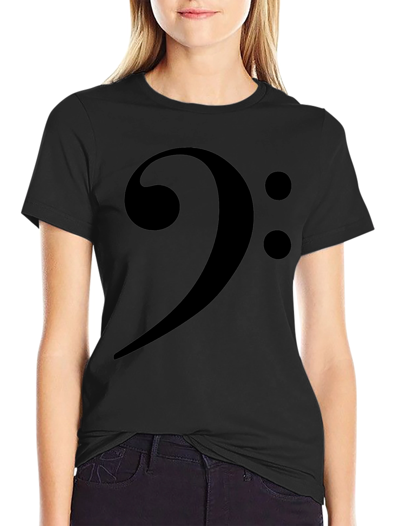 Bass Clef Graphic T-Shirt - Music Lover Tee