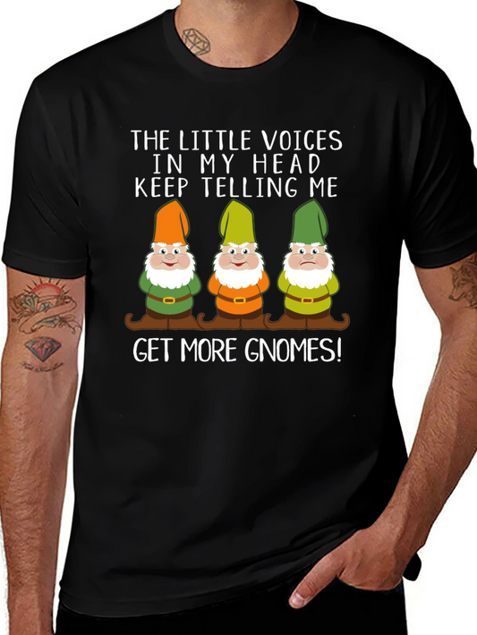 Get More Gnomes Mens Graphic T-Shirt
