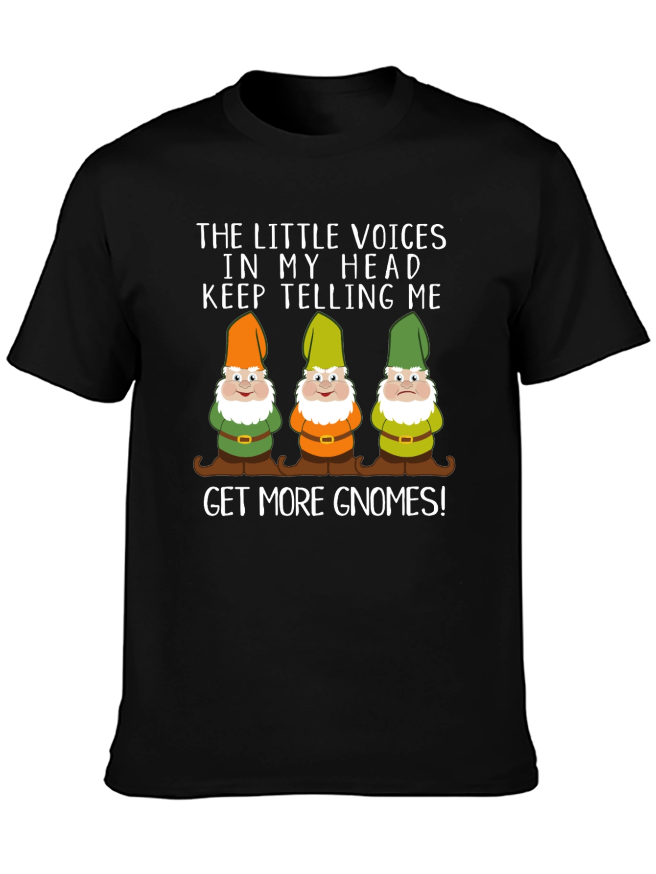 Get More Gnomes Mens Graphic T-Shirt