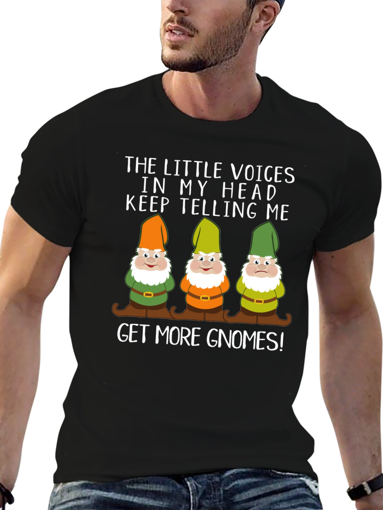 Get More Gnomes Mens Graphic T-Shirt