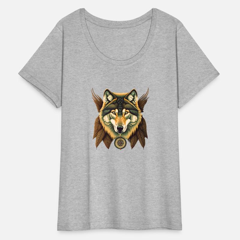 Wolf howling at the moon graphic t-shirt