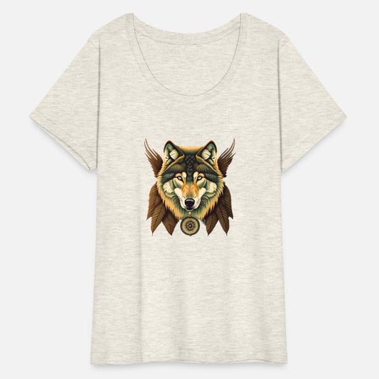 Wolf howling at the moon graphic t-shirt