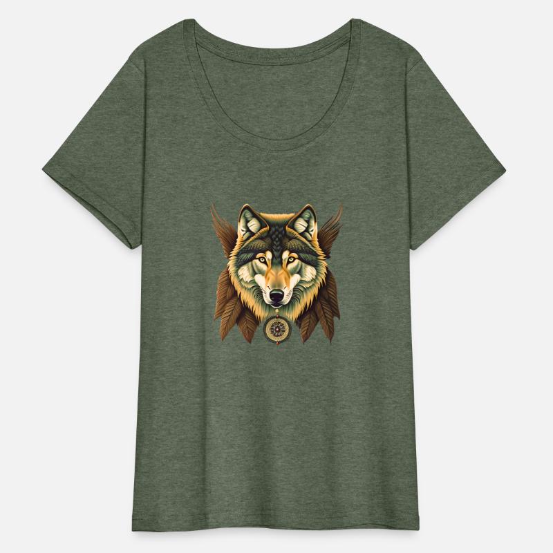 Wolf howling at the moon graphic t-shirt