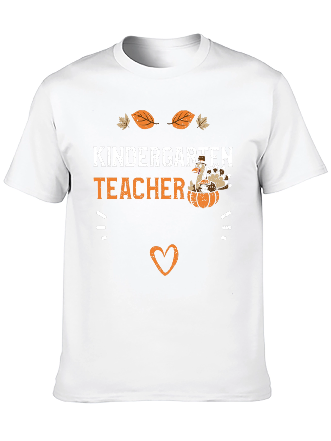 Kindergarten Teacher Thanksgiving Turkey T-Shirt