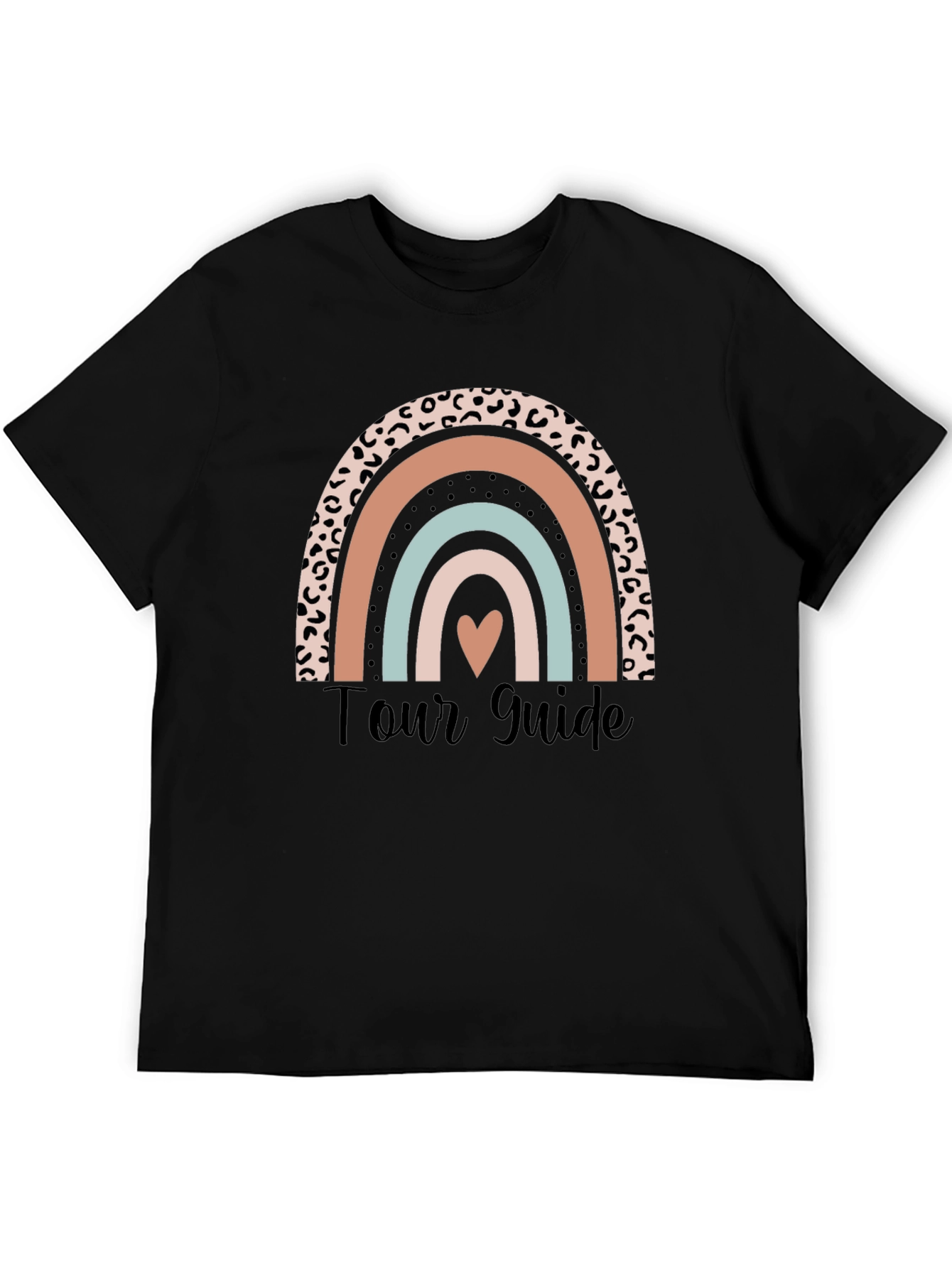 Tour Guide Rainbow Heart T-Shirt