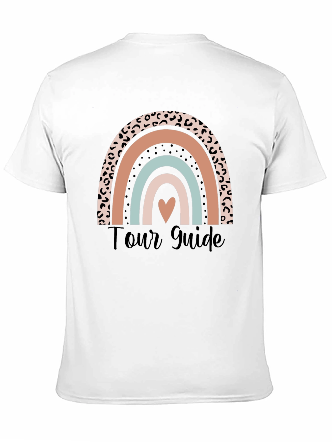 Tour Guide Rainbow Heart T-Shirt