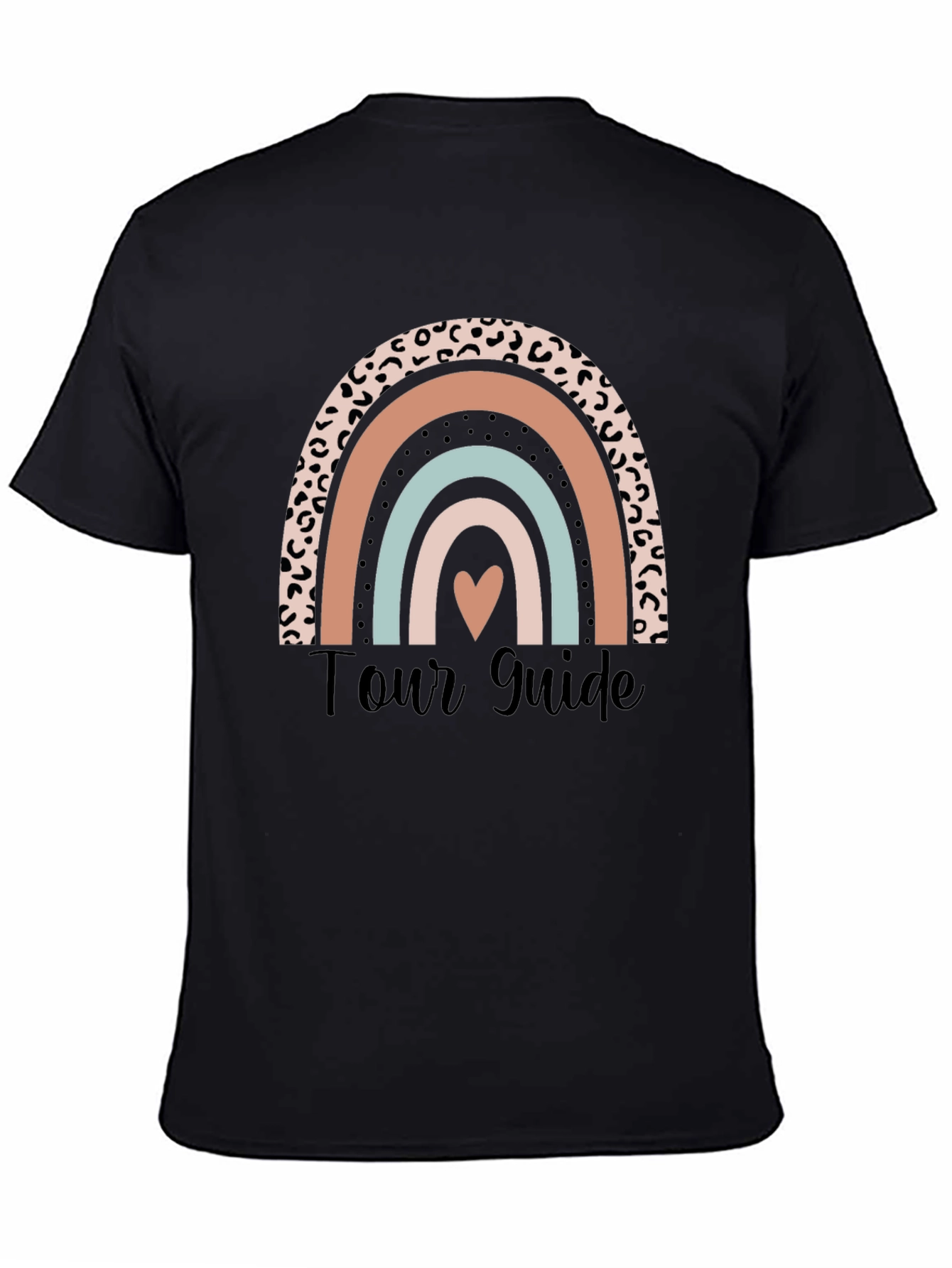 Tour Guide Rainbow Heart T-Shirt