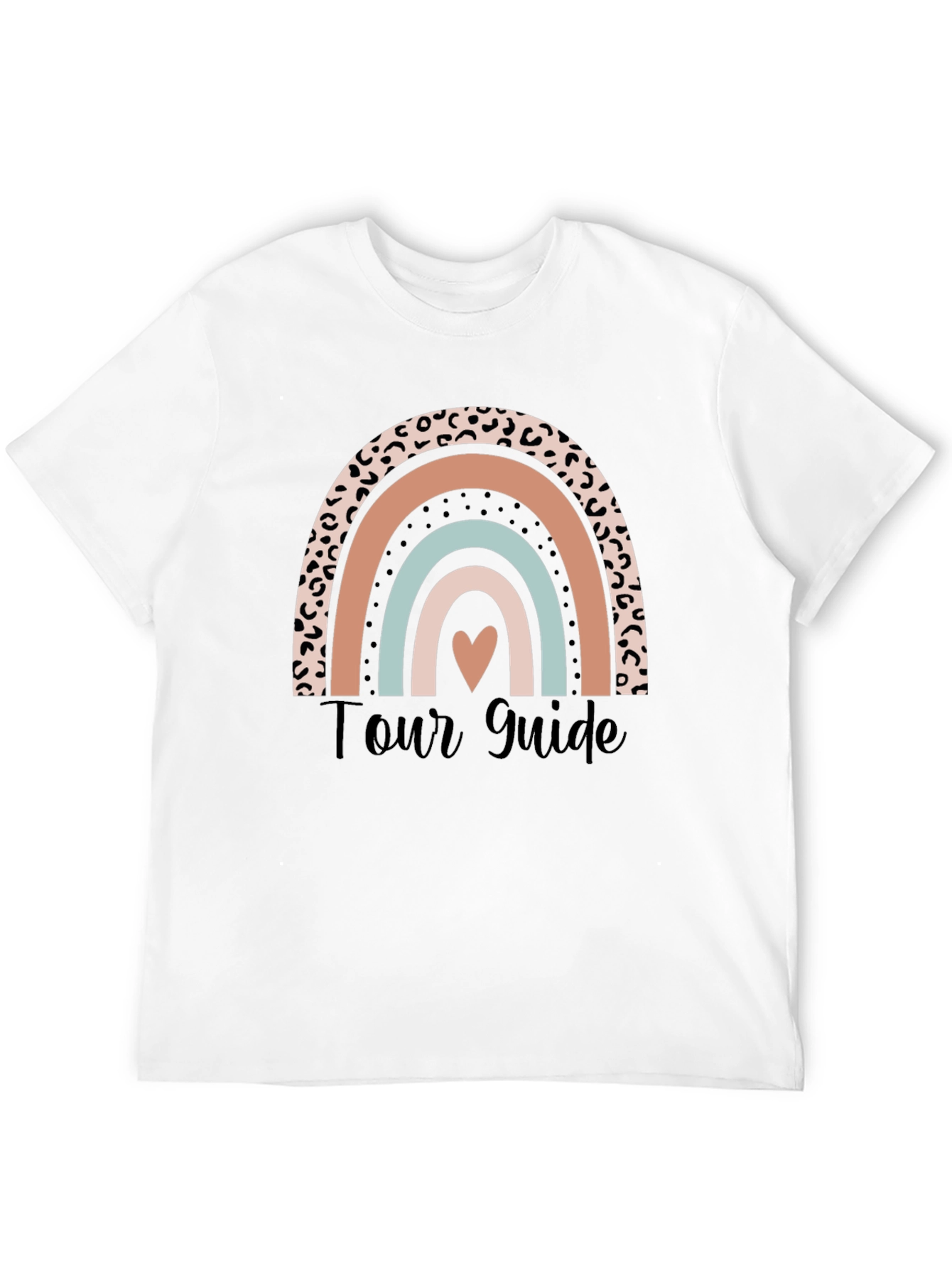 Tour Guide Rainbow Heart T-Shirt