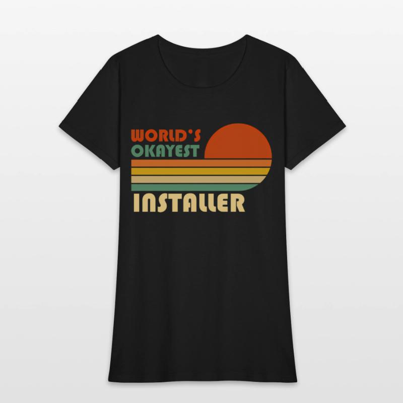 World'S Okayest Installer Retro