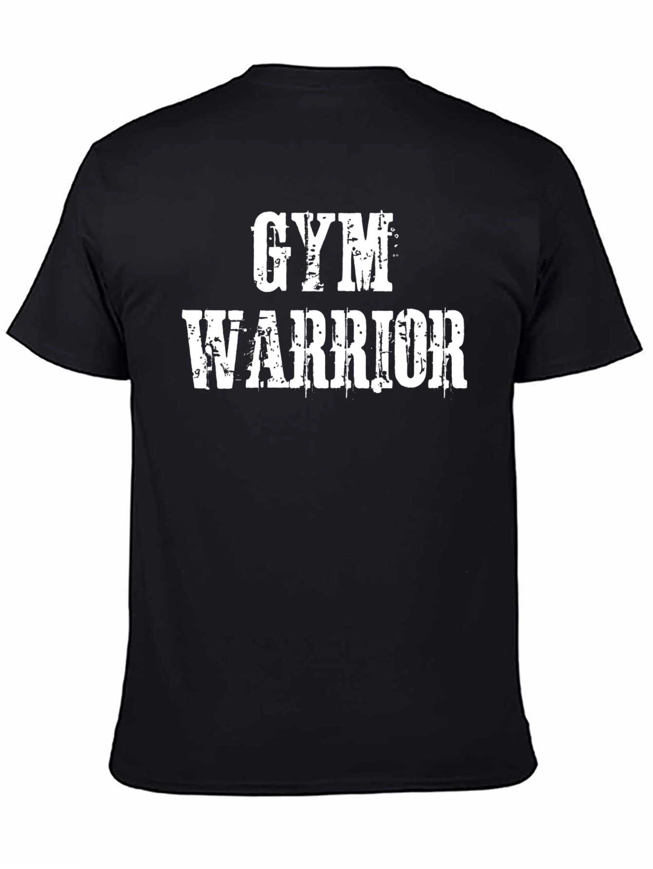 Gym Warrior Black Graphic T-Shirt